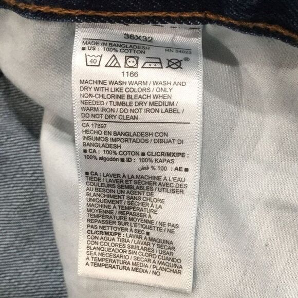 NEW Old Navy Mens Sz 36x32 Medium Wash Loose Fit Jeans 100% Cotton Relaxed - Picture 10 of 16